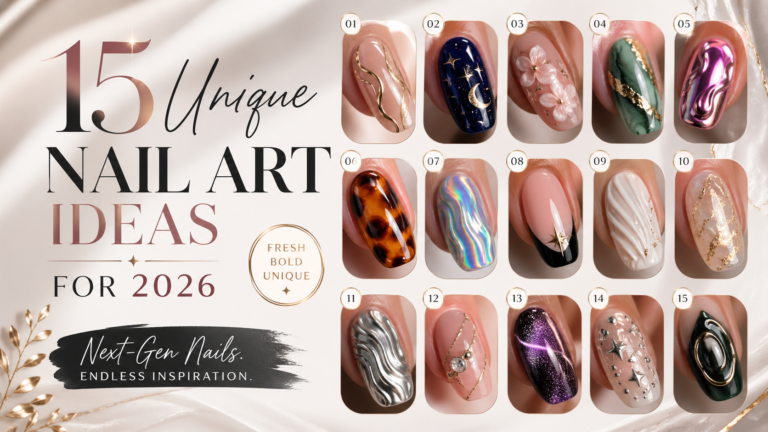 15 Nail Art Ideas for 2026 That Are Taking Over, From Subtle Nude to Bold 3D Chrome: