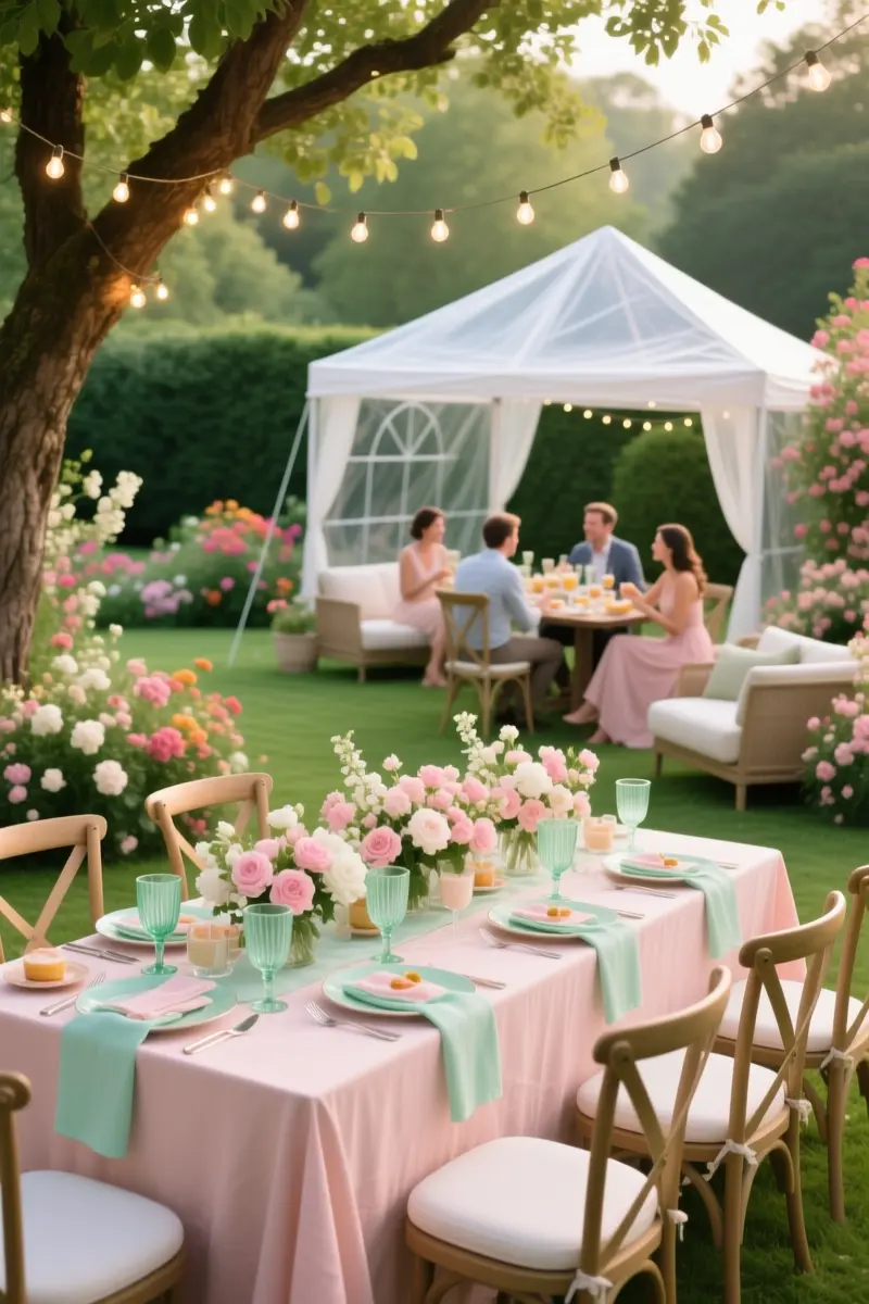 1. Elegant Al Fresco Garden Party