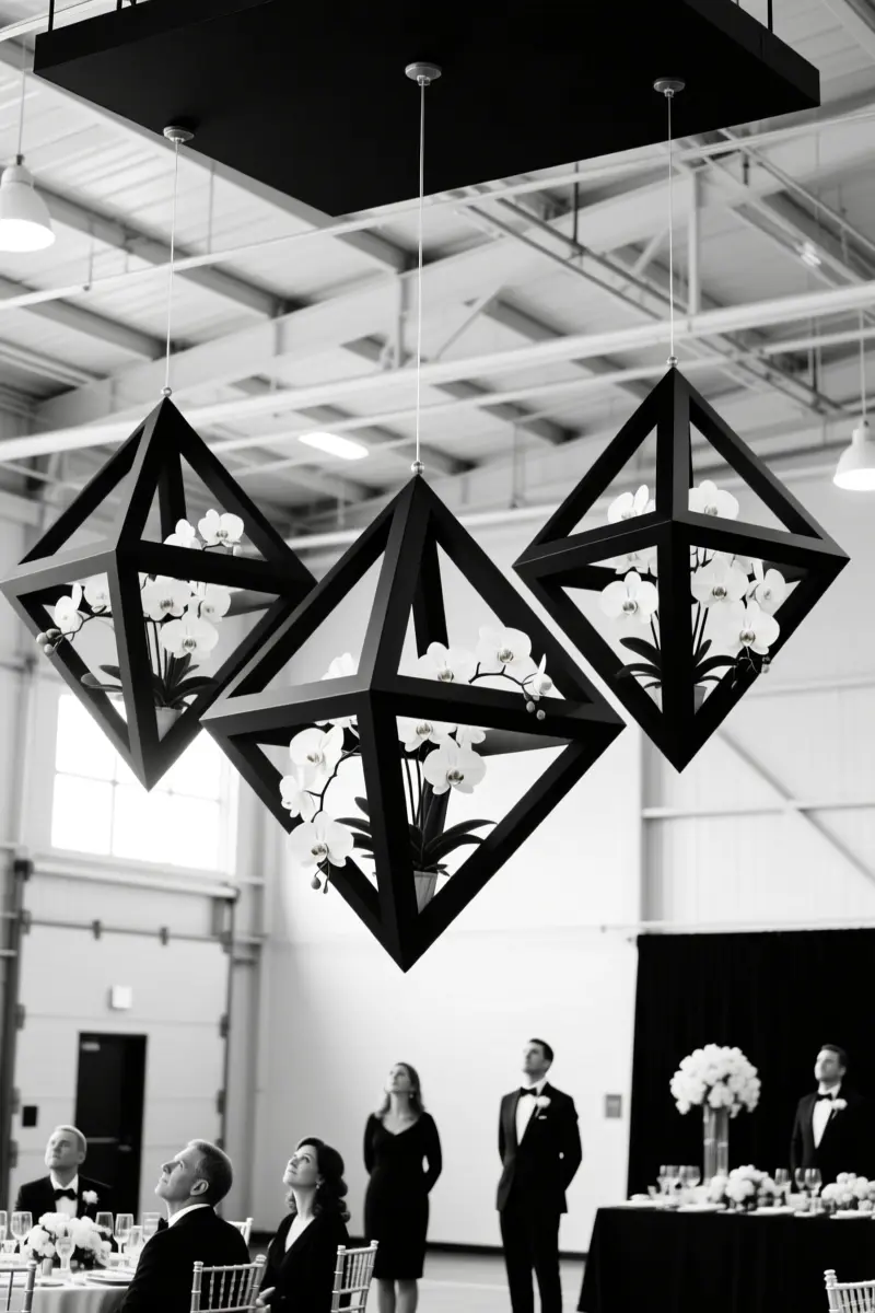11. Geometric Hanging Installations