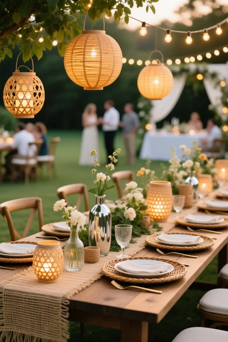 12. Rattan and Woven Texture Accents