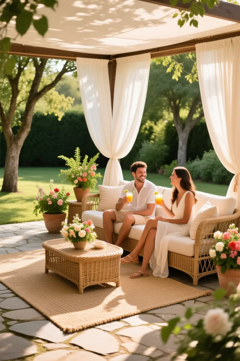 2. Shaded Al Fresco Lounge Areas