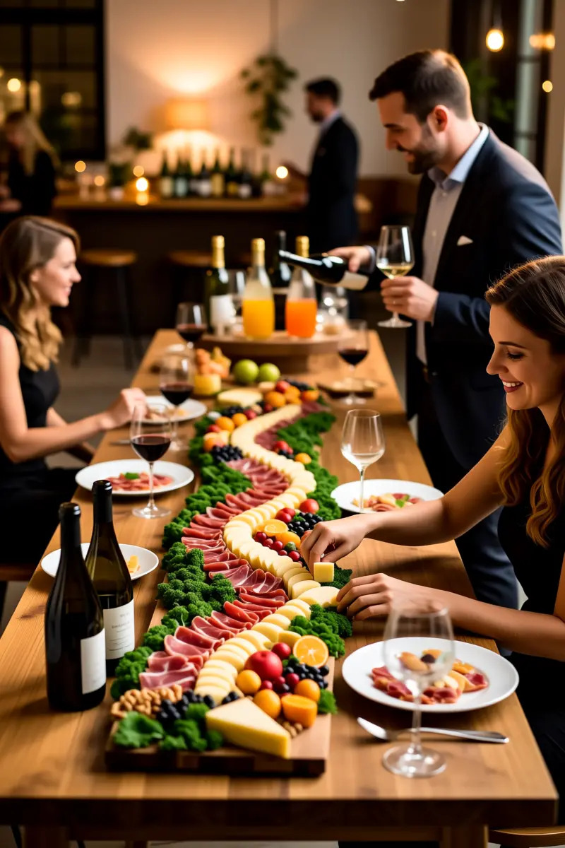 4. Interactive Wine & Charcuterie Tasting