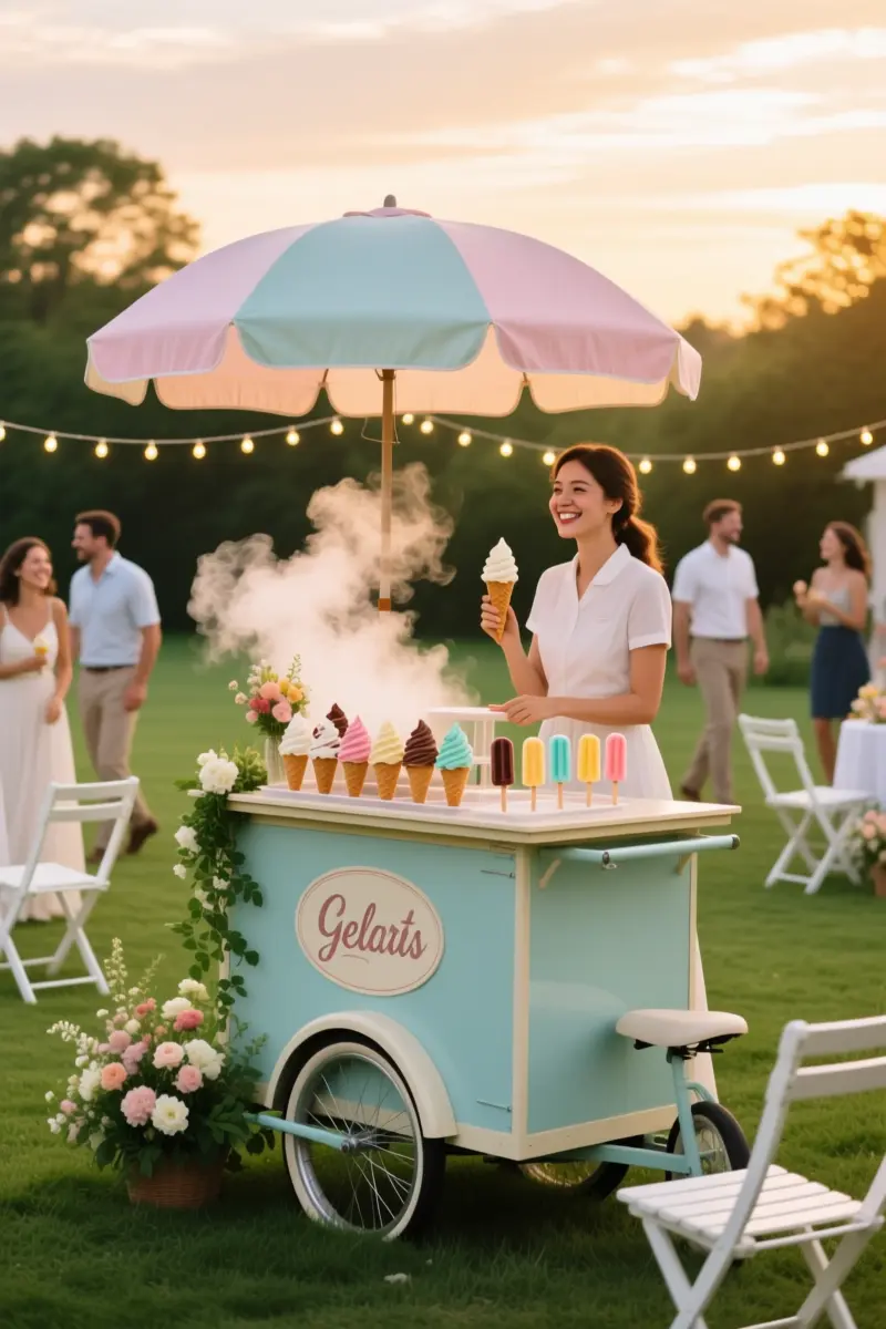 6. Mobile Popsicle or Gelato Carts