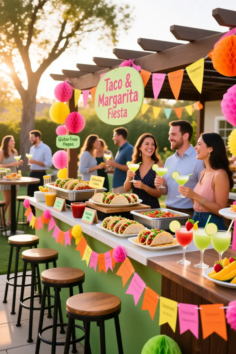 9. Vibrant Taco & Margarita Fiesta