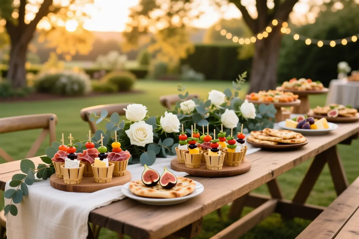 18 Practical Outdoor Wedding Food Ideas That Actually Work