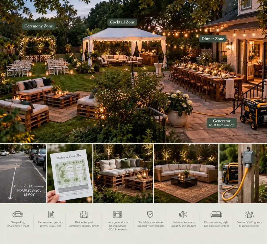 Backyard Wedding Setup Guide