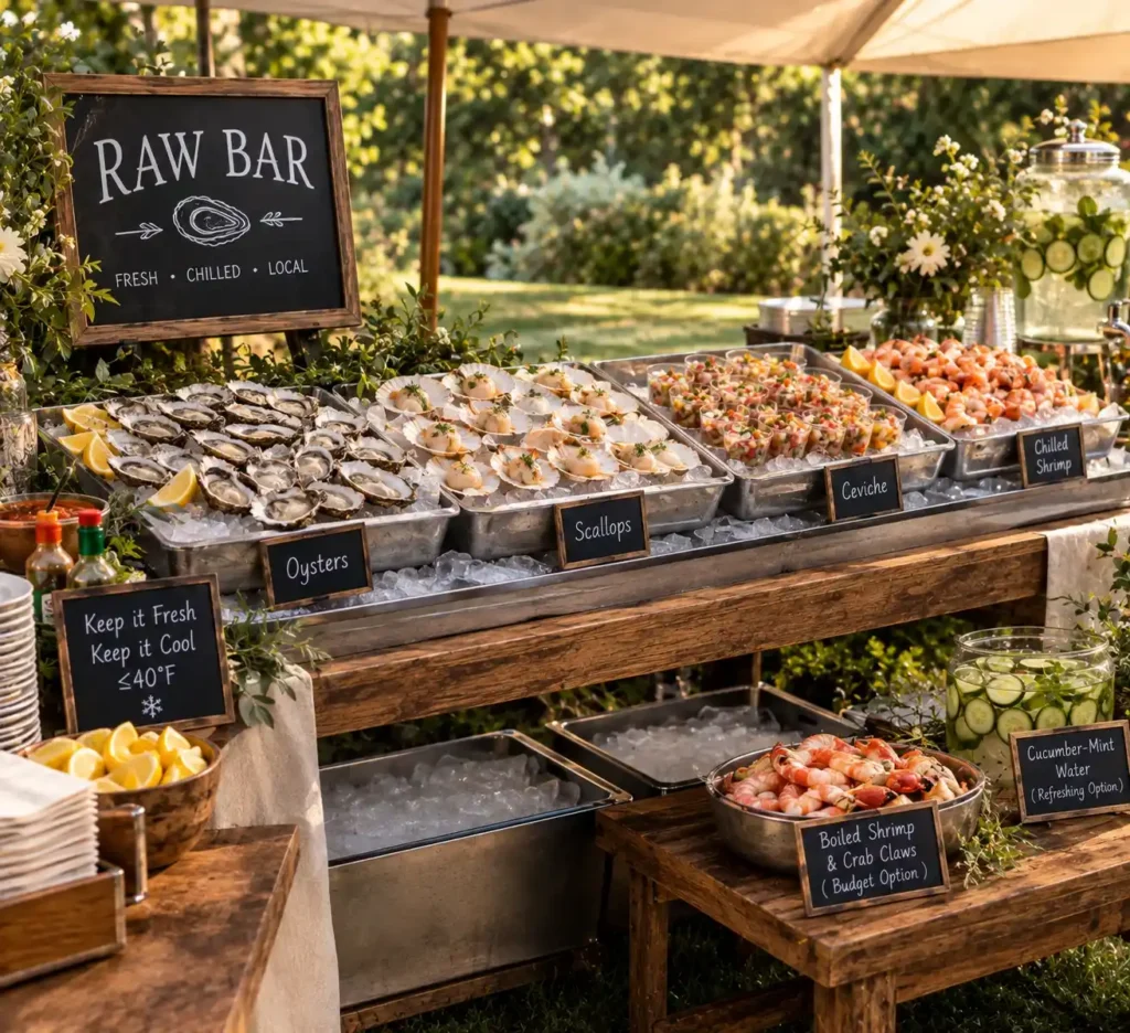 Elegant Garden Seafood Raw Bar