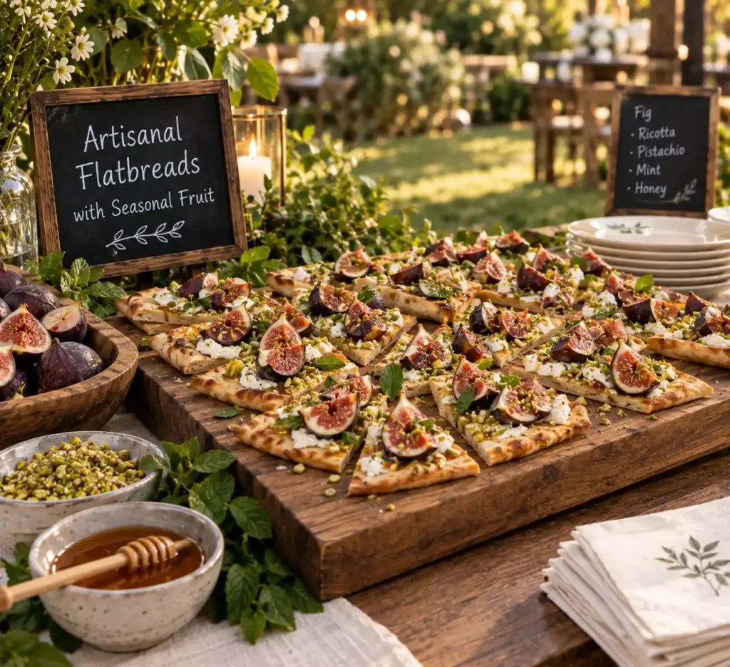 Fig and Ricotta Flatbread Buffet