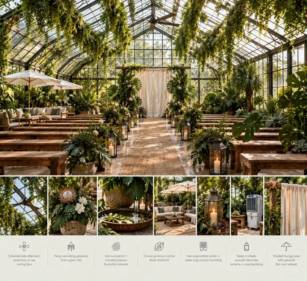 Lush Greenhouse Wedding Planning Guide