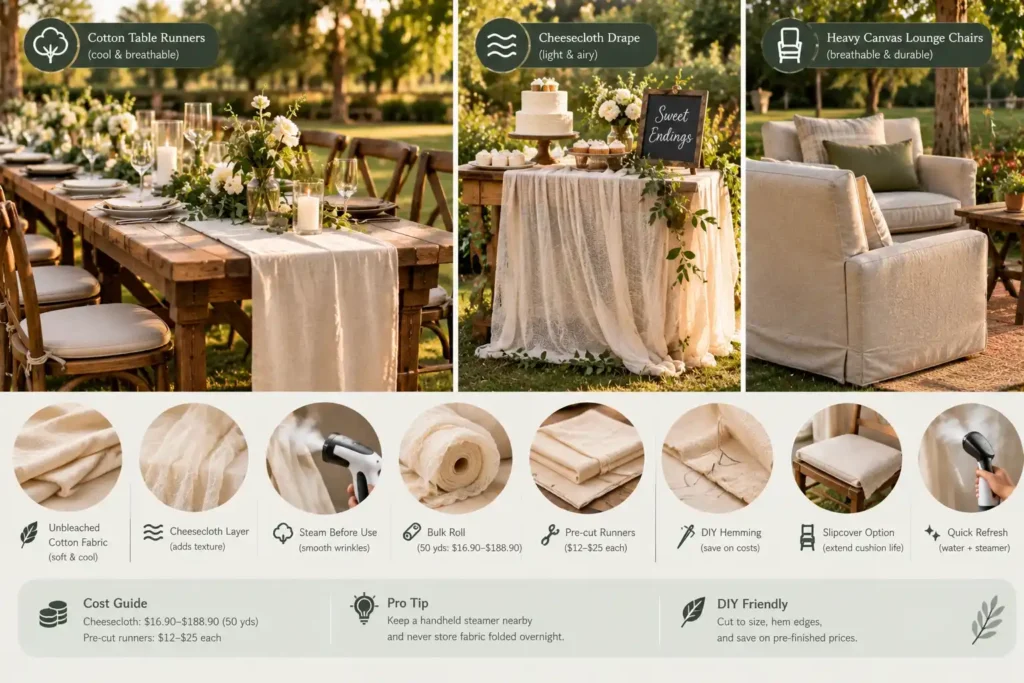 Rustic Wedding Fabric Style Guide