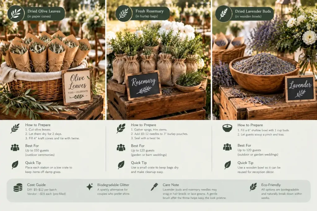Rustic Wedding Toss Guide
