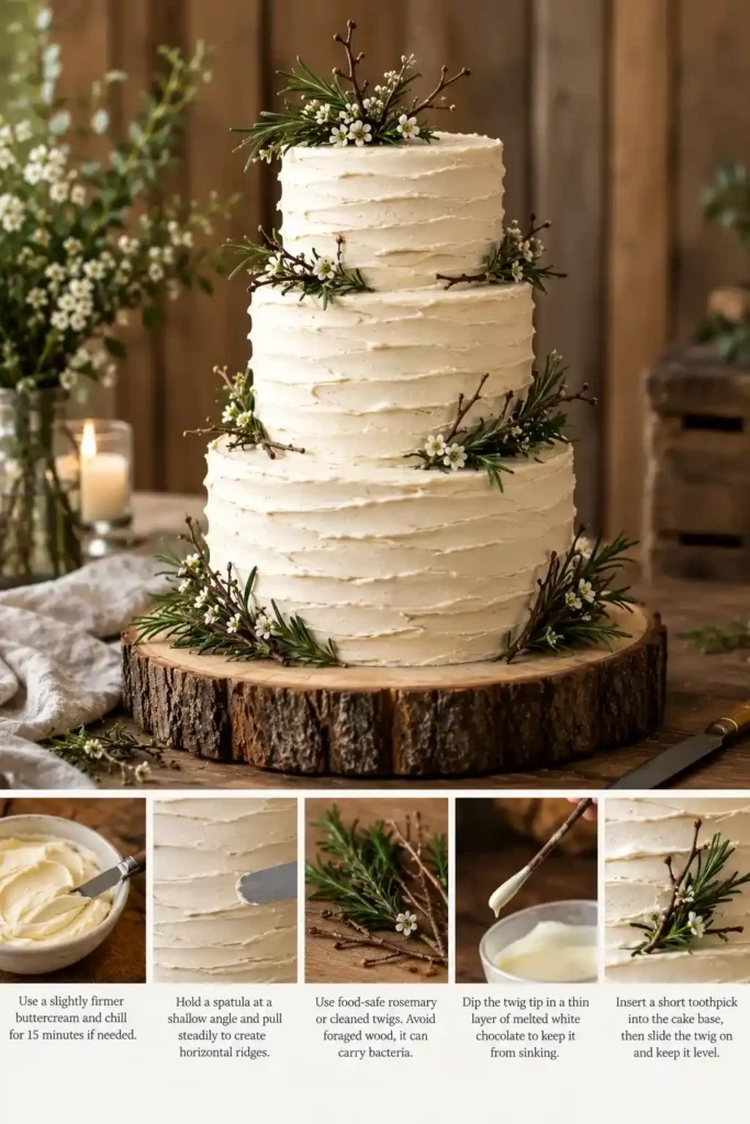 Rustic Woodland Wedding Cake Guide