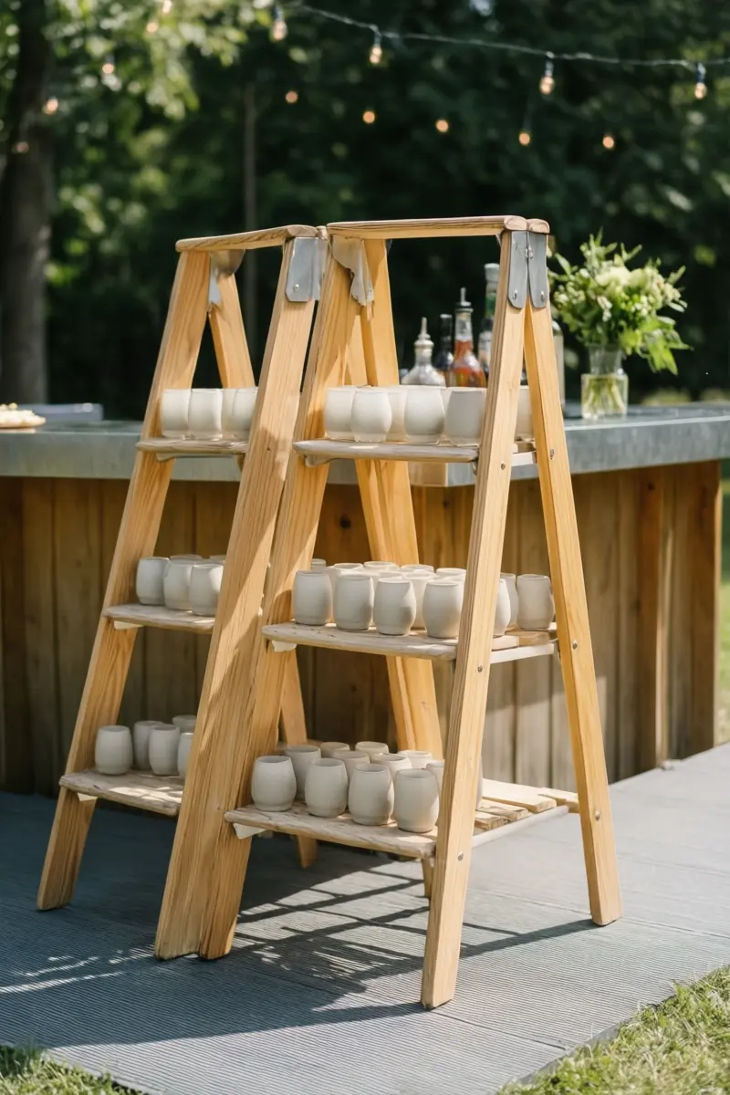 The Glassware Ladder Rack