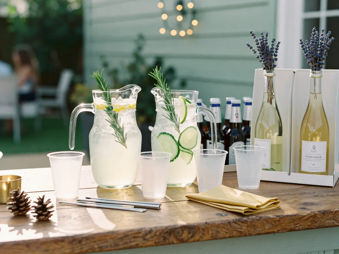 10. Curated Two-Drink Signature Bar Instead of Full Liquor Selection