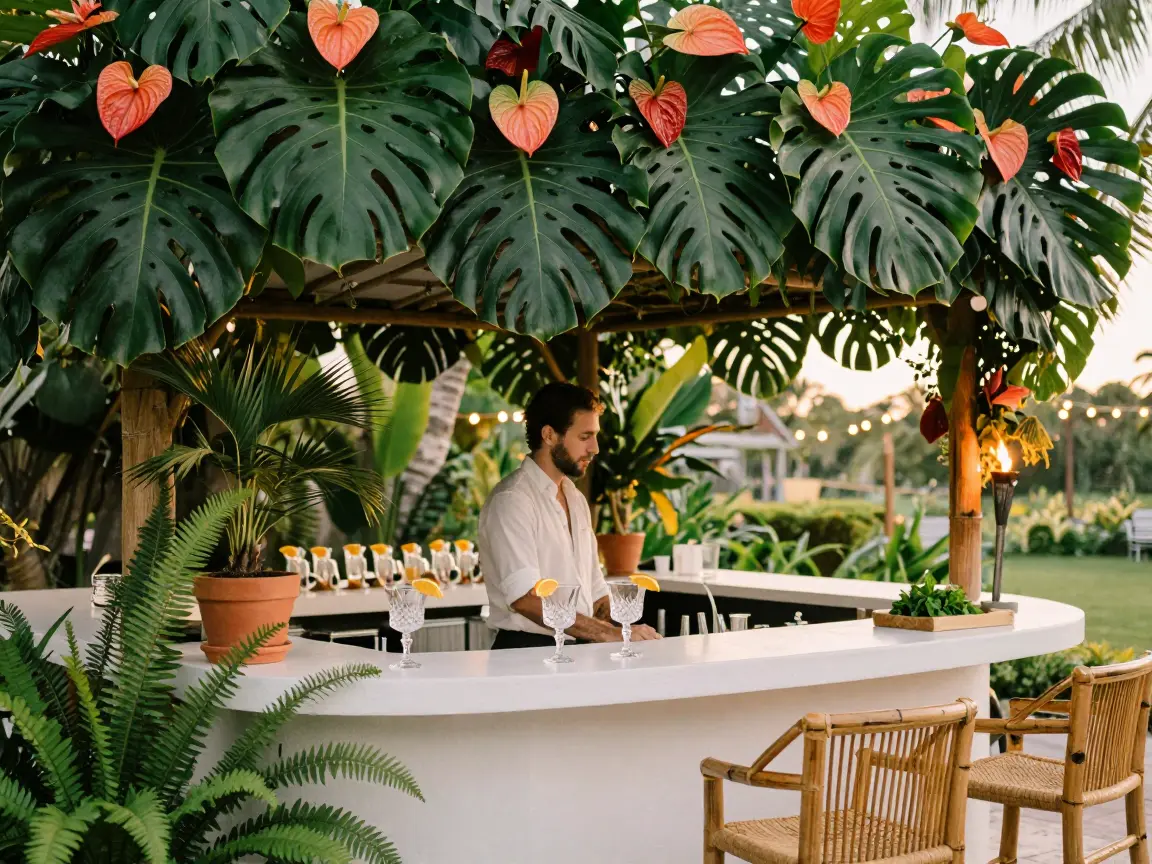 11. The Heat-Resistant Tropical Oasis Bar