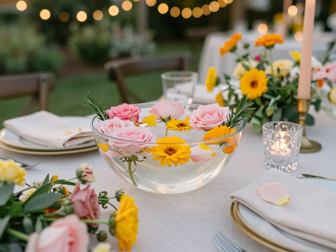 20. Floating Wildflower Bowls