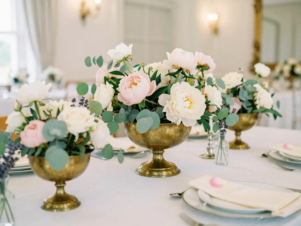 9. Vintage Brass Footed Bowls (Ideas 25-27)