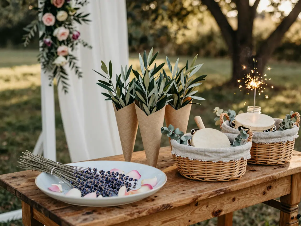 Natural Guest Send-off Stations (3 Ideas)