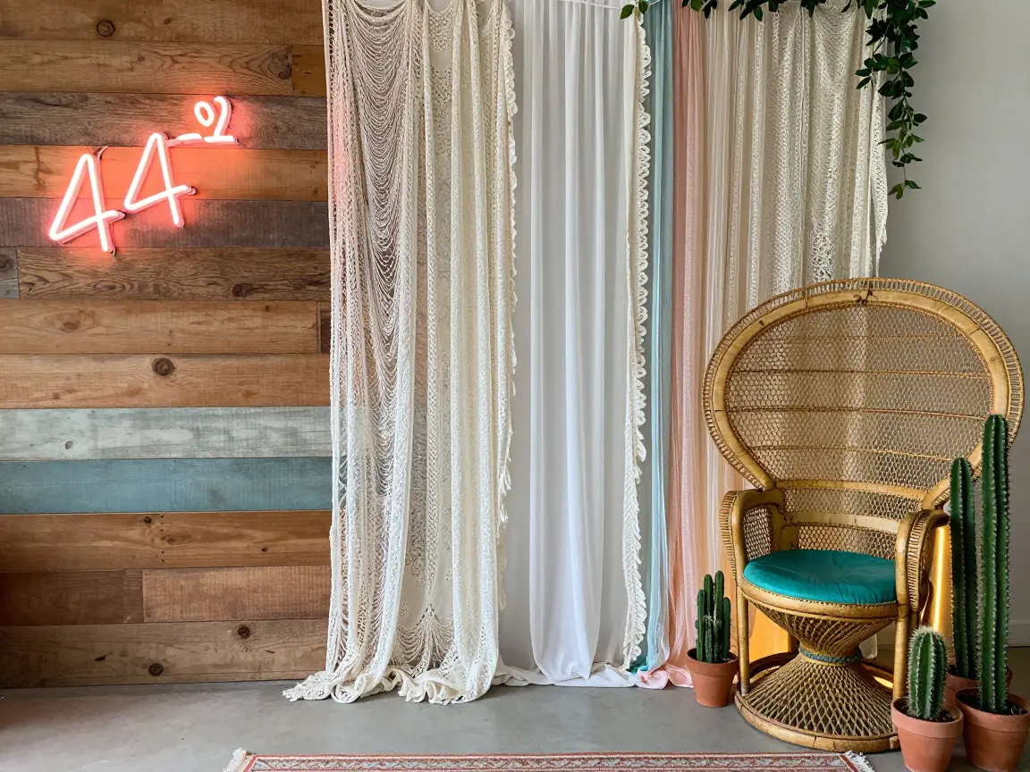 Photobooth Backdrops (3 Ideas)