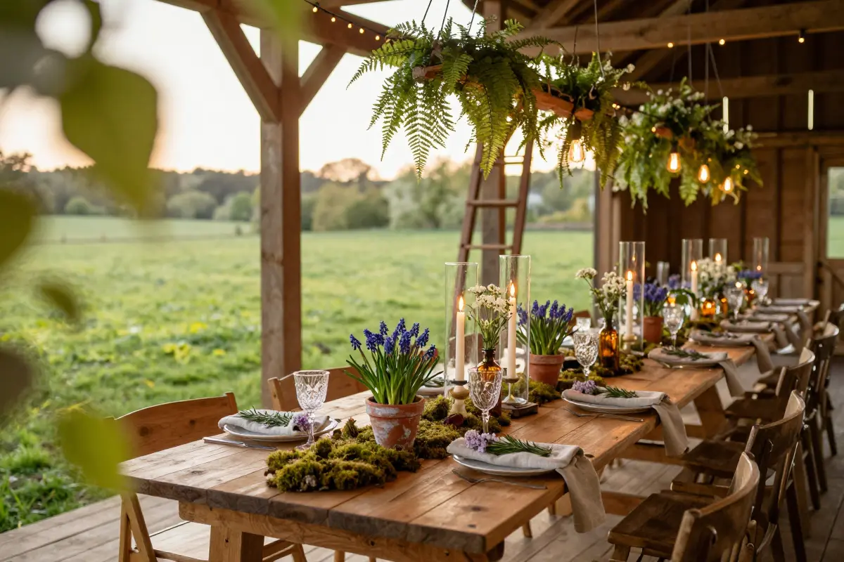 Rustic Spring Wedding Ideas: 16 Grounded Ways to Style Flowers, Wood, and Outdoor Spaces